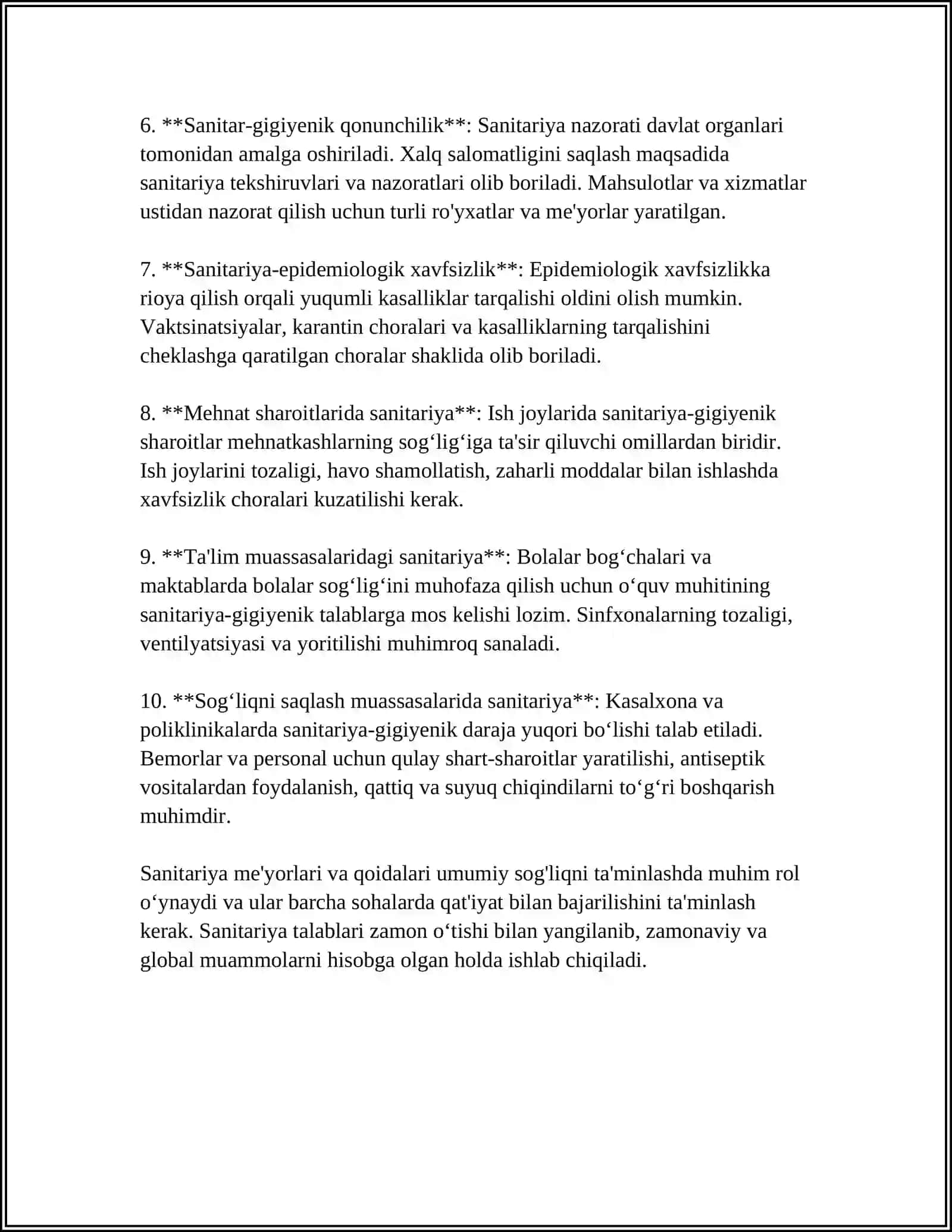 MAKTABLAR LOYIXASINI SANITAR EKSPERTIZA QILISH 4