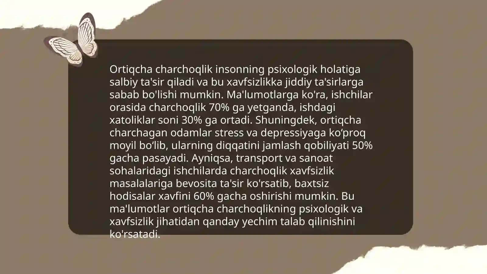 Insonning fiziologik va psixologik tavsiflarining xavfsizlikni ta'minlashdagi ahamiyati 4