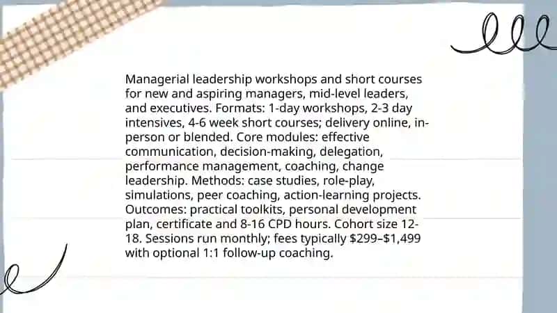 Executive Leadership Certification Programs 4
