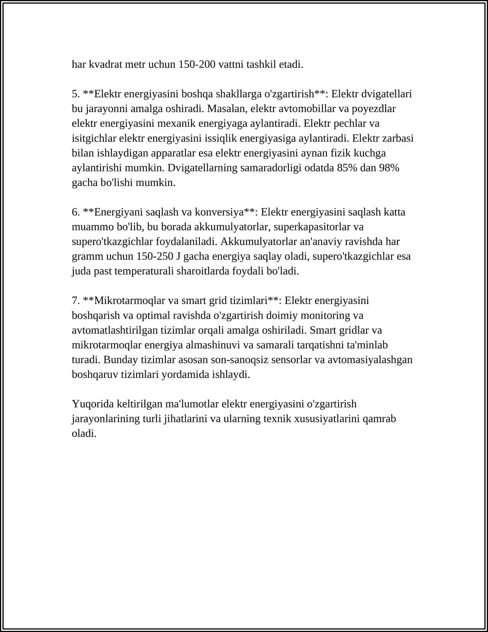 SIM POWER SYSTEMS BIBLIOTEKASI IMKONIYATLARIDAN FOYDALANIB ELEKTR O'ZGARTIRGICHLARNI MODELLASHTIRISH 4