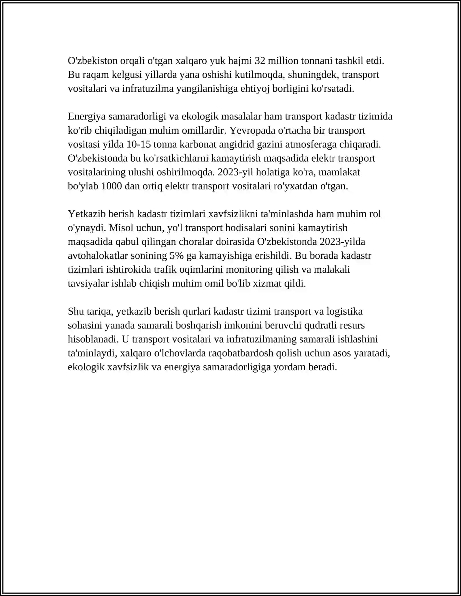 Yetkazib berish qurlari kadastr tizimi 4