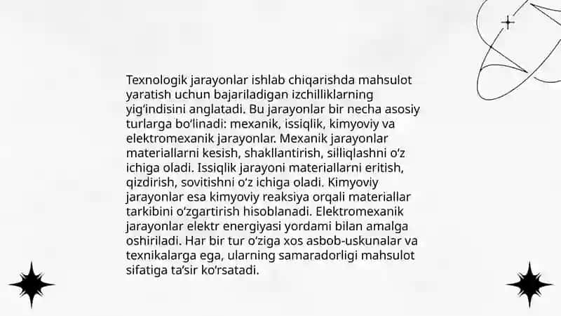 Ishlab chiqarish jarayoni va uning natijalari 4