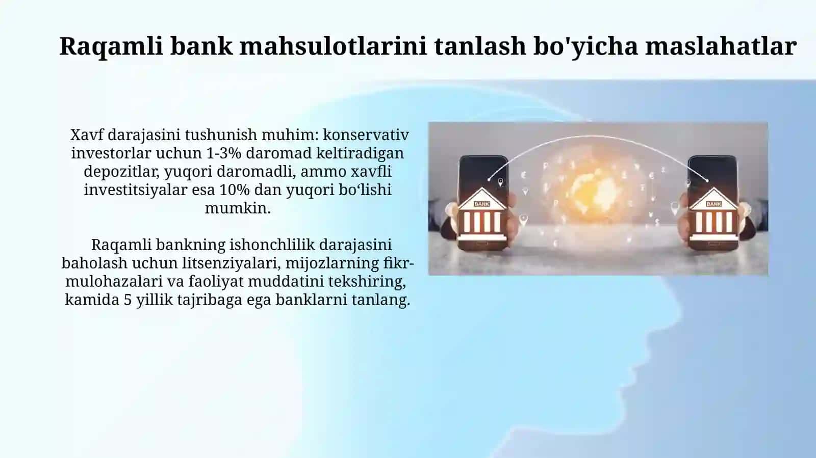 Investorlar uchun raqamli bank mahsulotlari yangi imkoniyatlar va xatarlar 4
