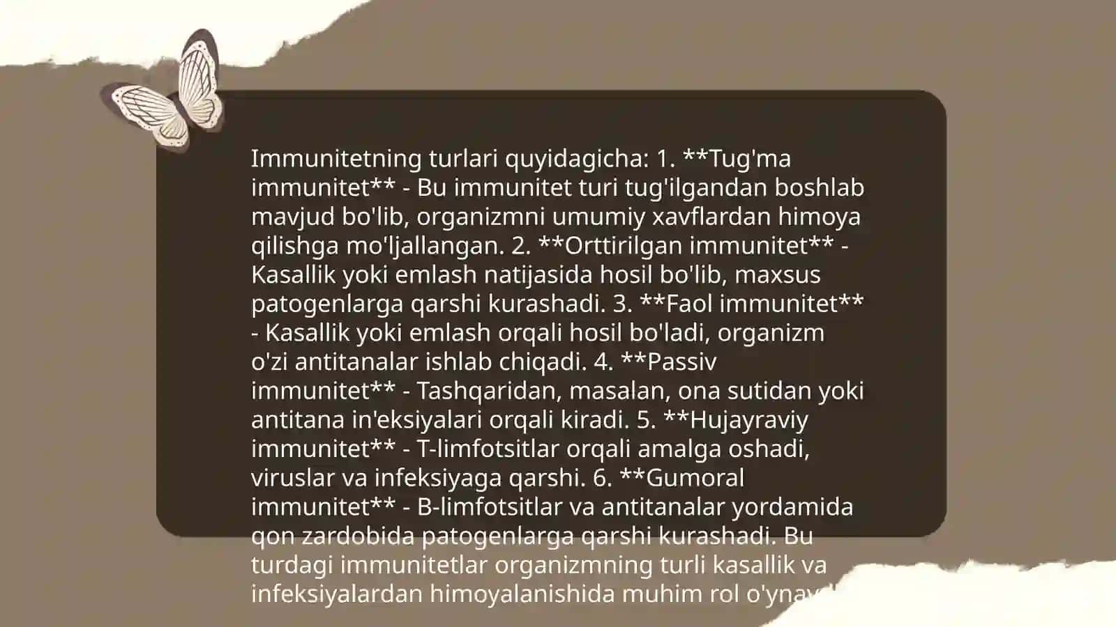 Immunitet reaksiyalari shakllanishi 4
