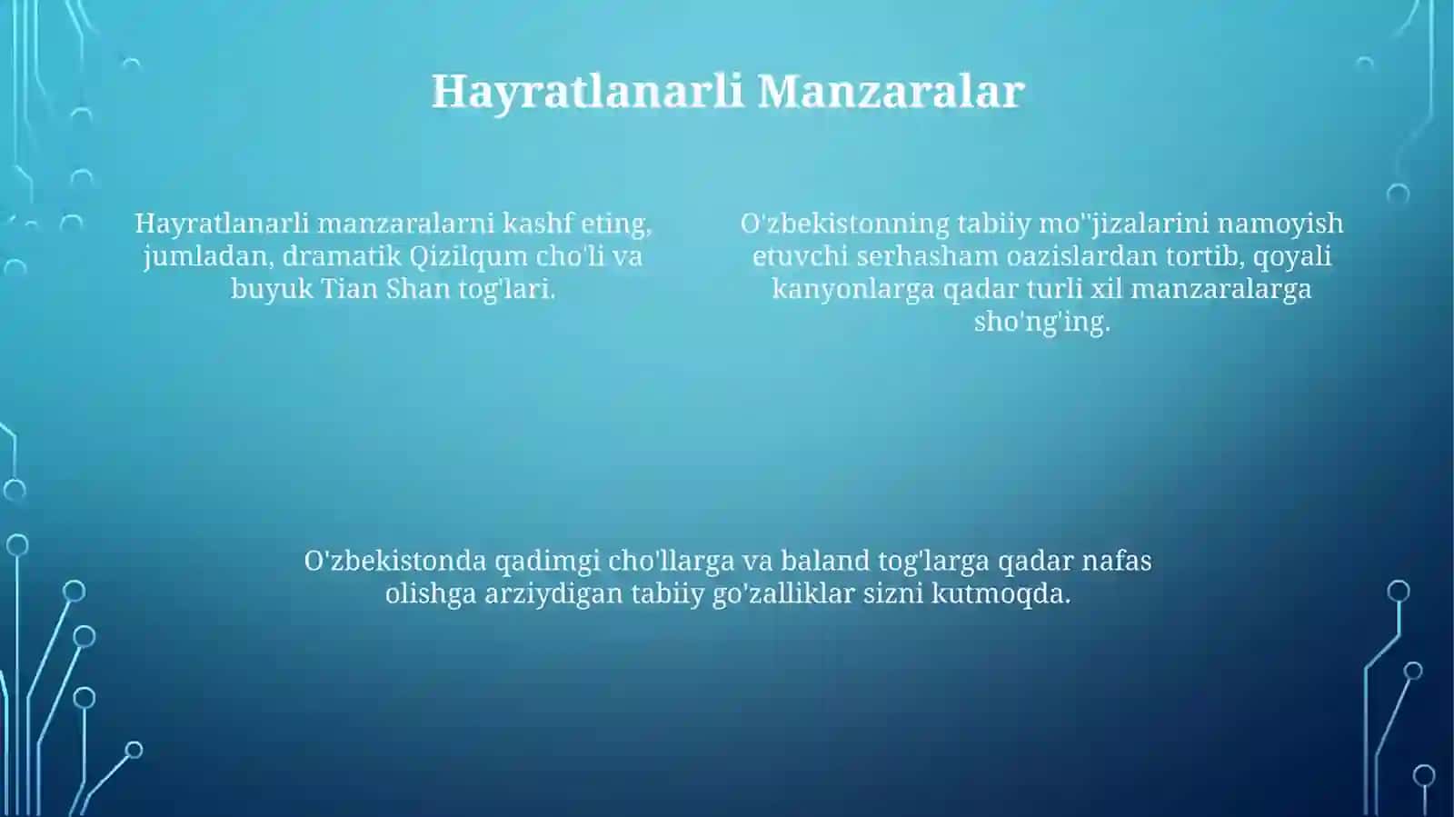 O'zbekiston: Taomlar Sayohati 4