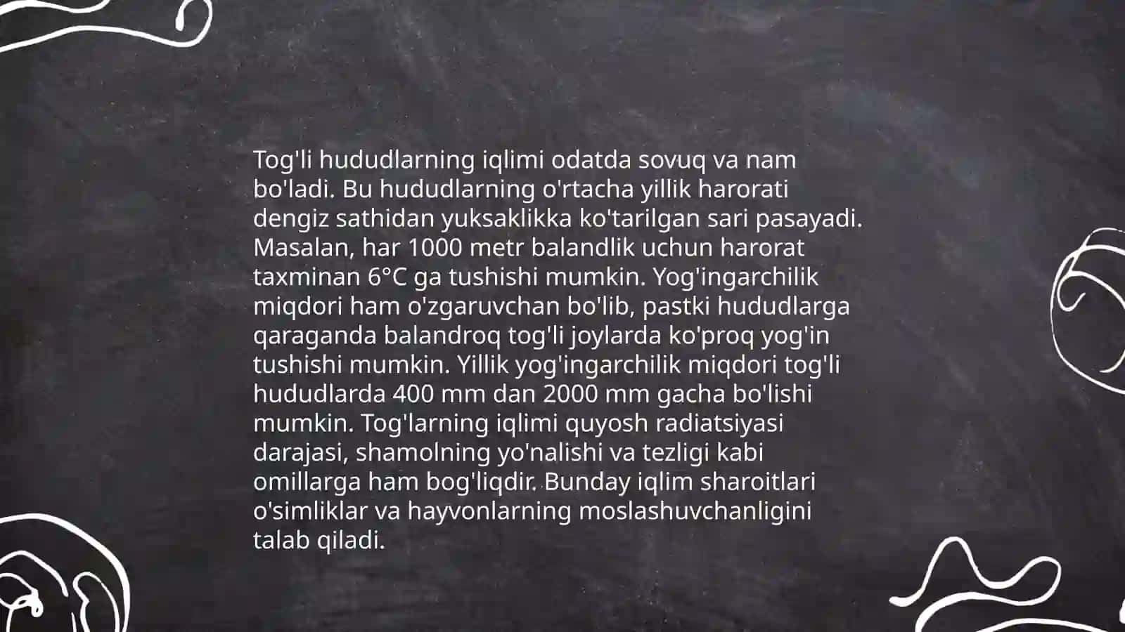 O'zbekiston tog'li hududlari 4