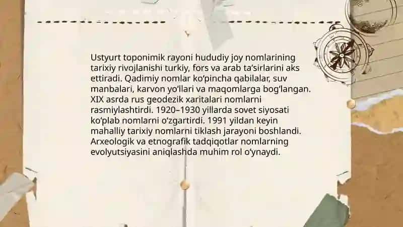 Ustyurt toponimik rayoni 4