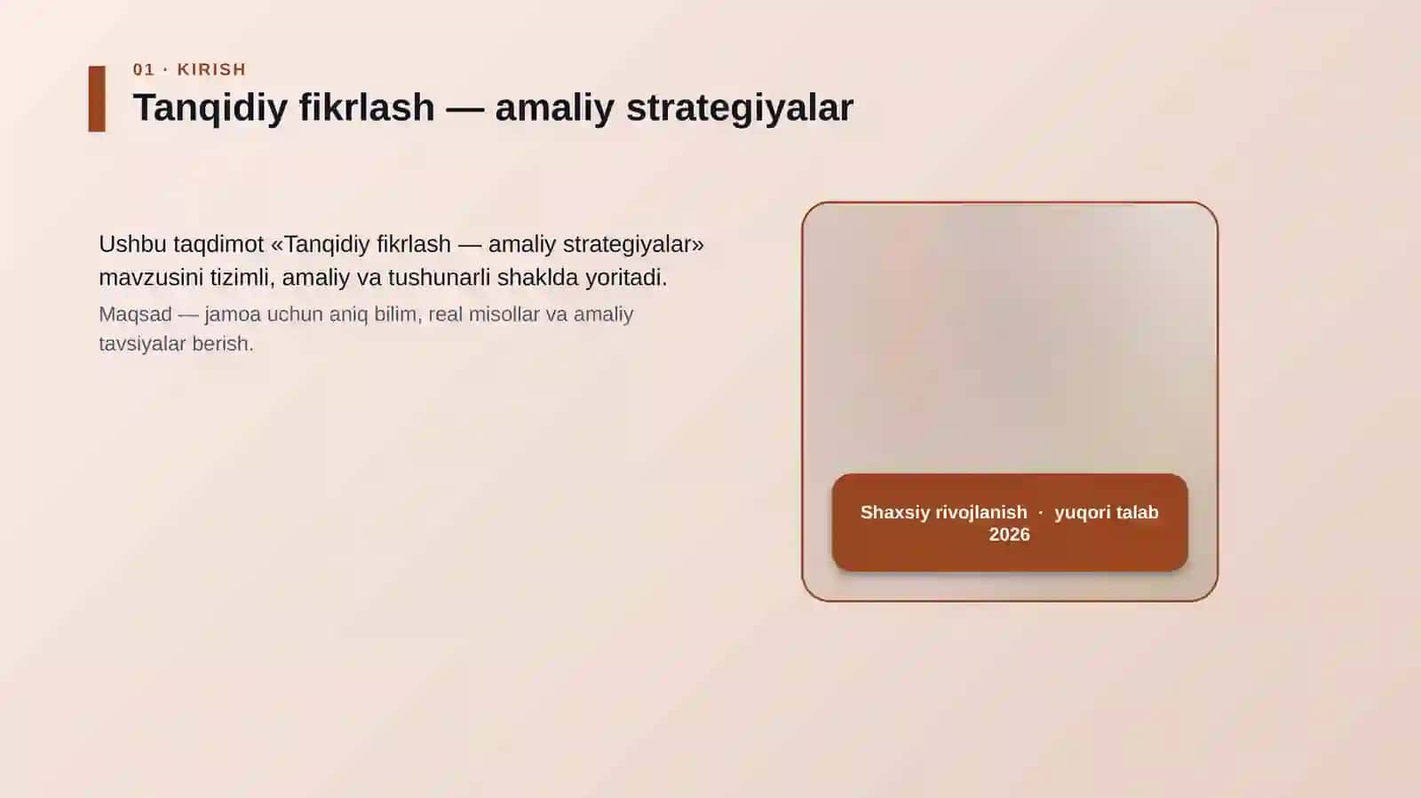 Tanqidiy fikrlash — amaliy strategiyalar 4