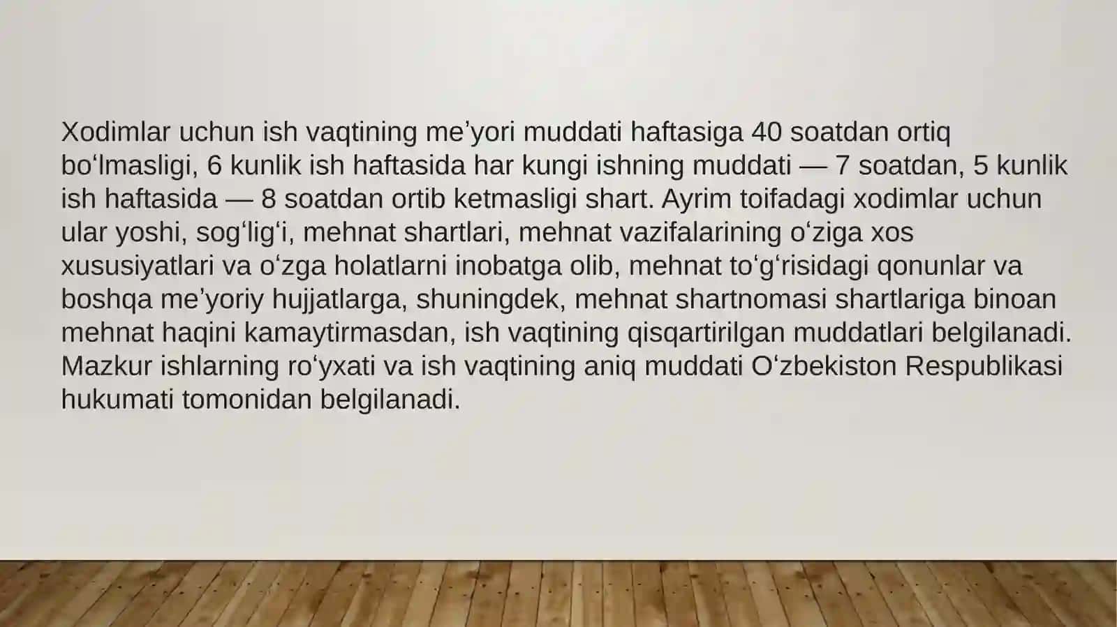 Ish vaqti 4