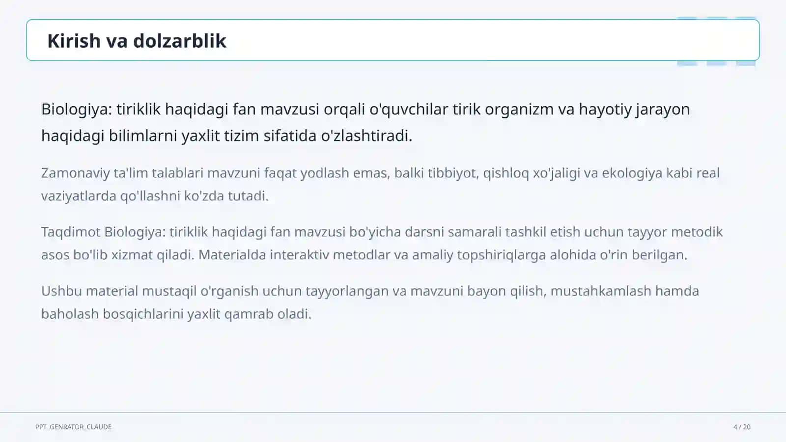 Biologiya: tiriklik haqidagi fan (5-sinf) 4