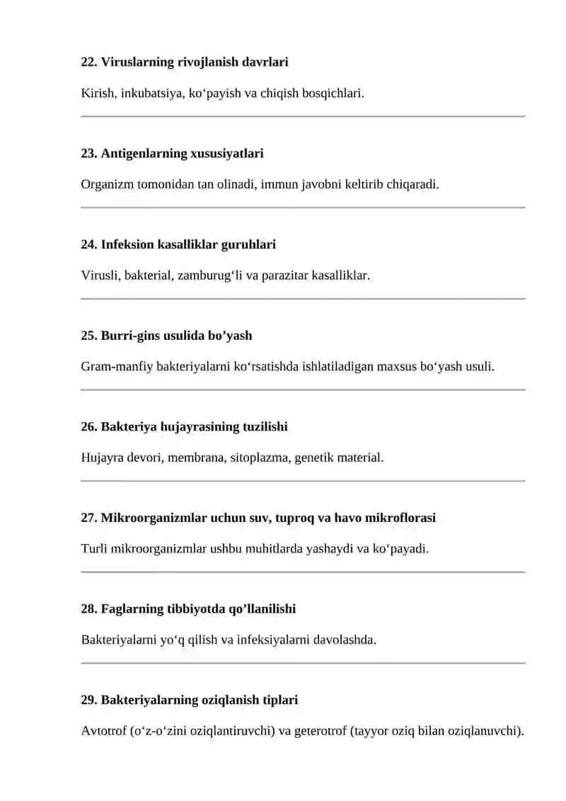 Mikrobiologiya, virusologiya va embriologiya 4
