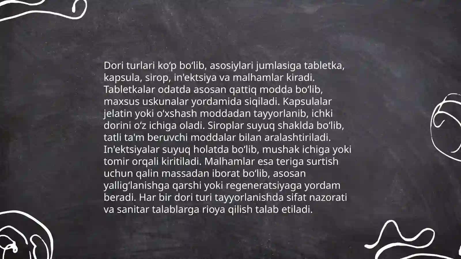 Farmasevtika texnalogiyasi modulining mohiyati,maqsadi va vazifalari 4