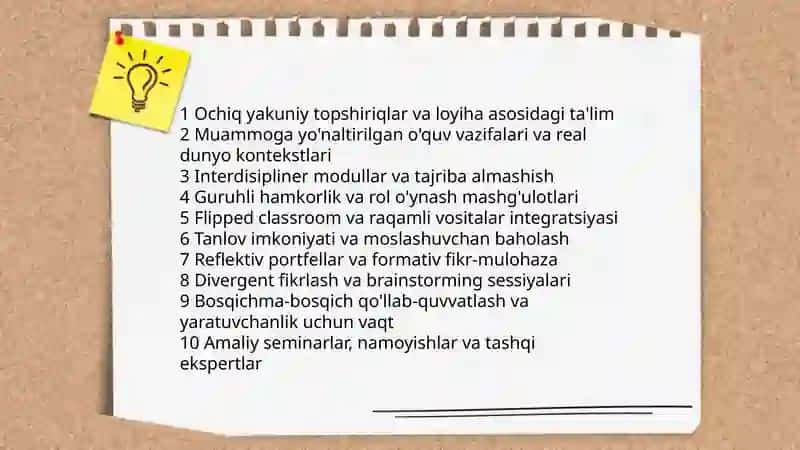 Oliy taʼlim pedagogiklari pedagogoklarida kreativlik sifatlarini rivojlantirish yoʻllari 4