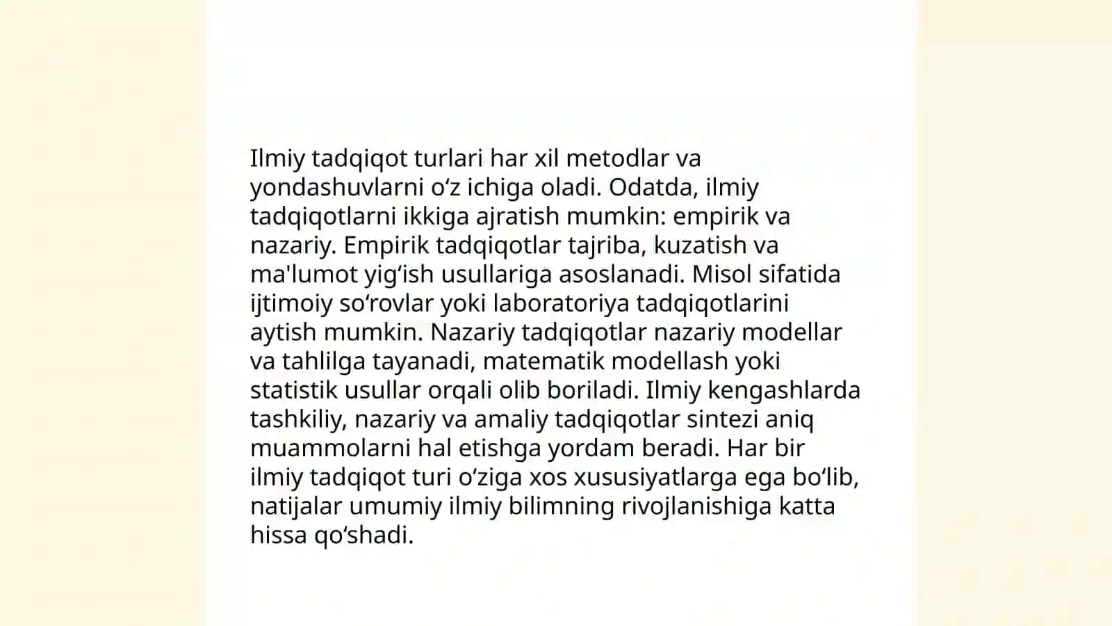 Ilmiy tadqiqot haqida asosiy tushuncha, rivojlanish tarixi va asosiy tushunchalari 4