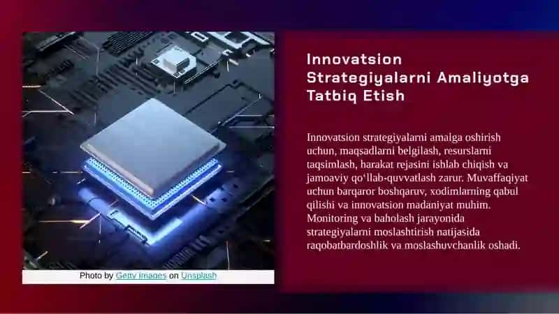 Innovatsion iqtisodiyotda menejment strategiyalari 4