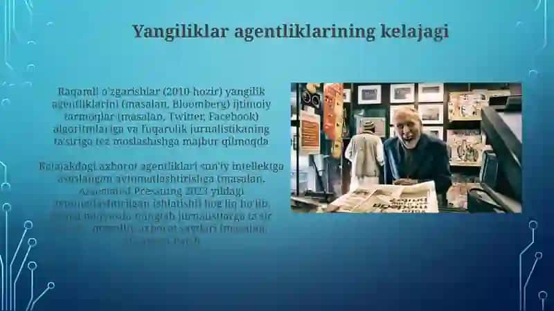 Axborot agentliklari va yangiliklari 4