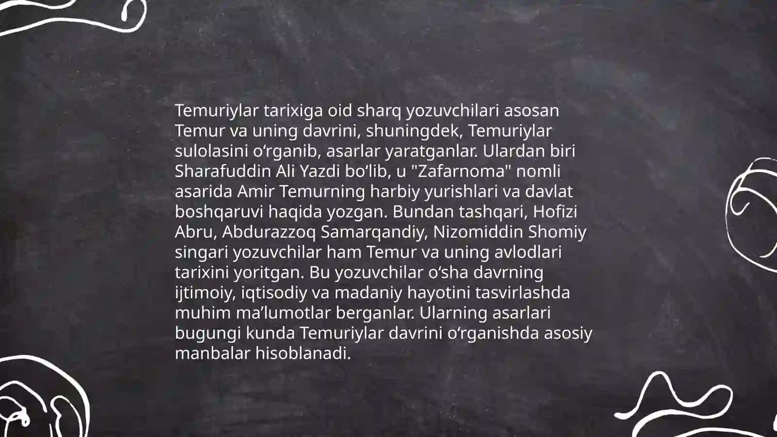 Temuriylar davri yozma manbalari 4