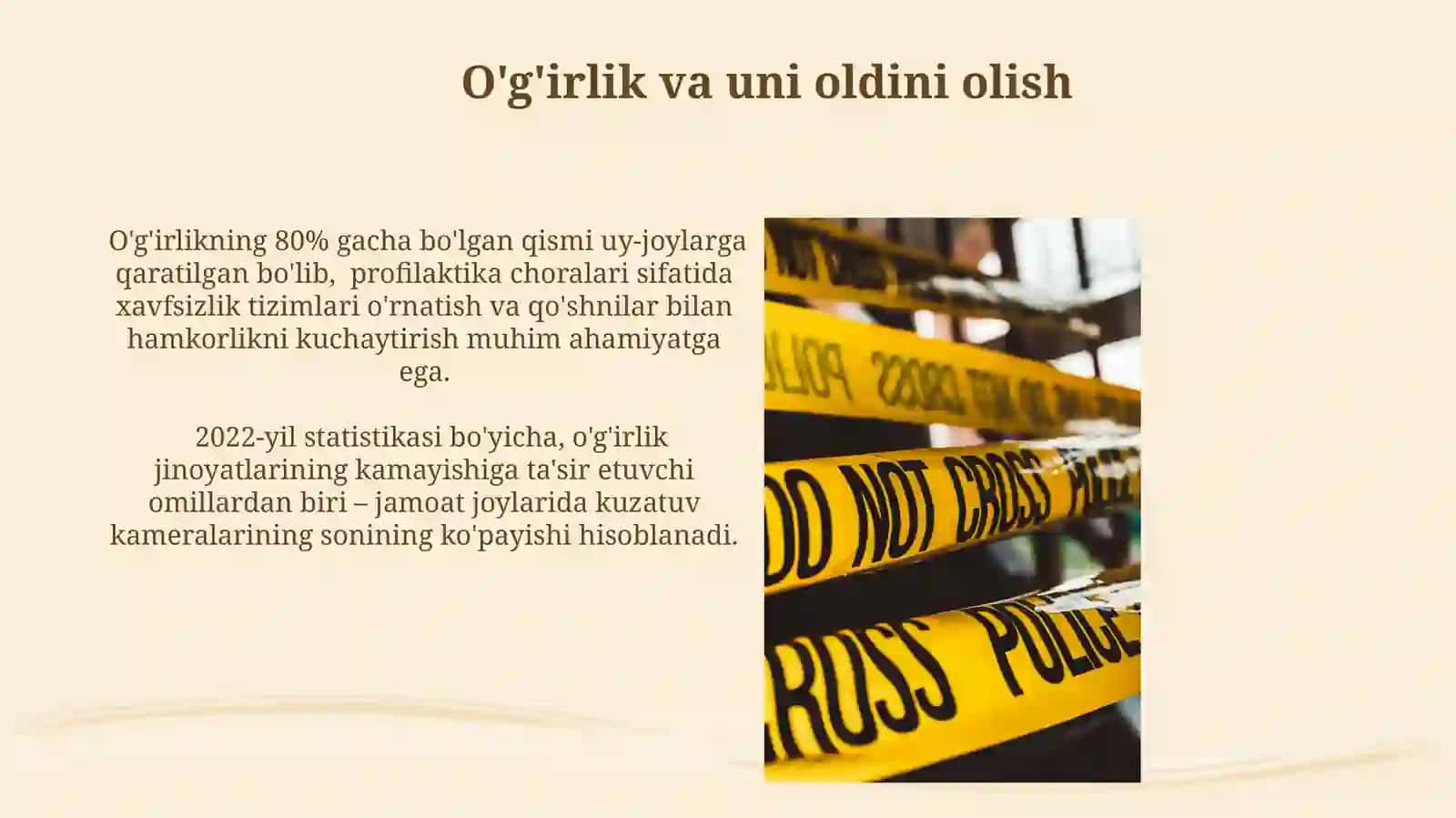 Jinoyatlarning profilaktika obyektisifatidaturlari 4