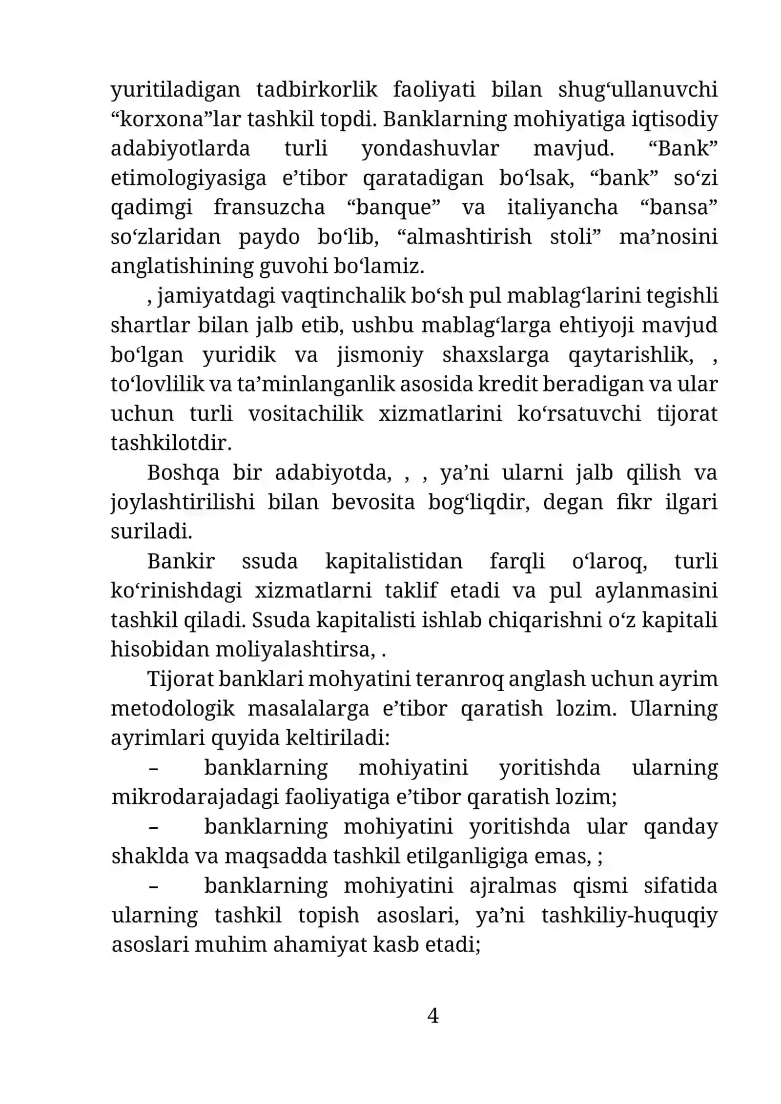 Banklarning Kelib Chiqishi va Bank Tizimi 4