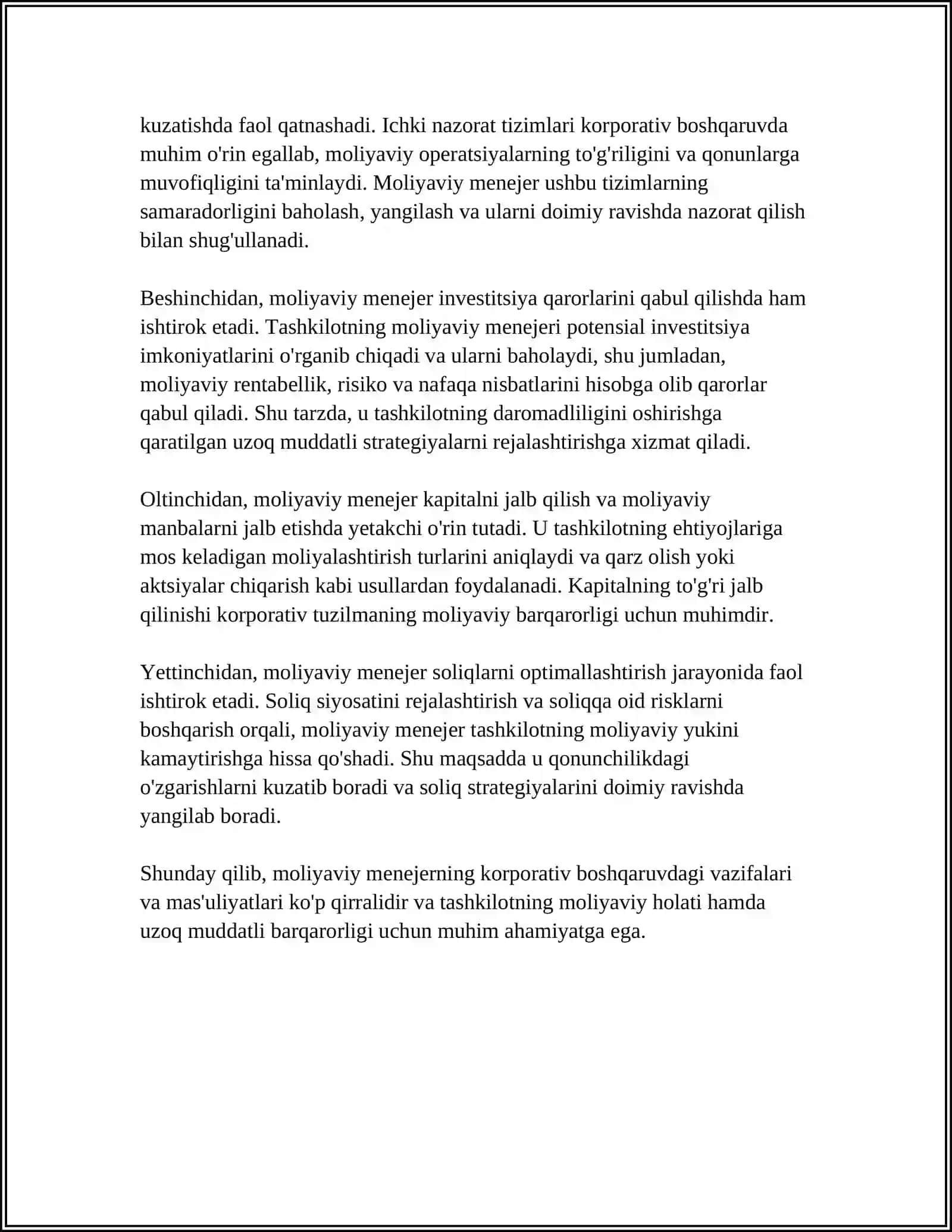 KORPORATIV TUZILMALARDA MOLIYAVIY MENEJERNING ROLI 4