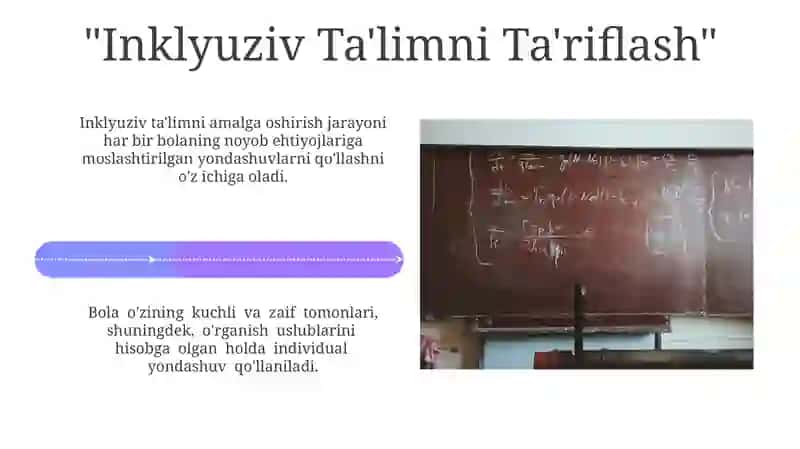 Inklyuziv ta'limni amalga oshirish jarayoni alohida yordamga muhtoj bolaning shaxsini rivojlanishining xususiyatlari 4
