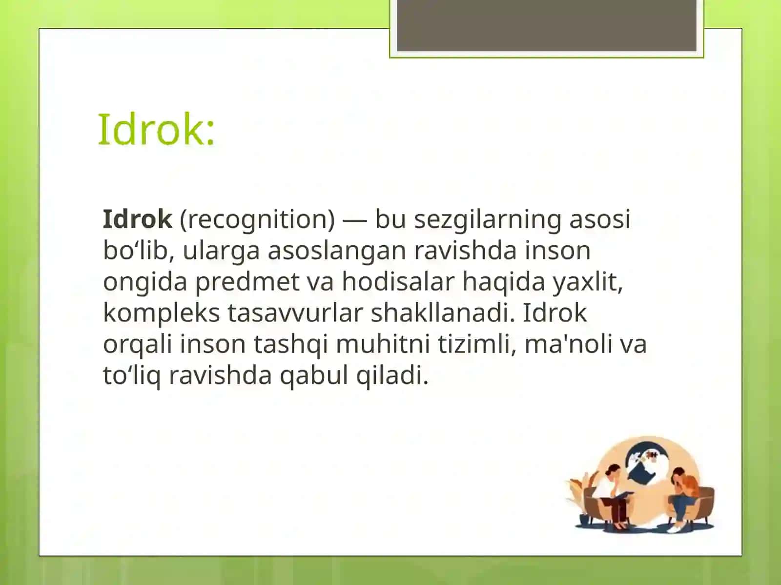 Sezgi va idrok 4