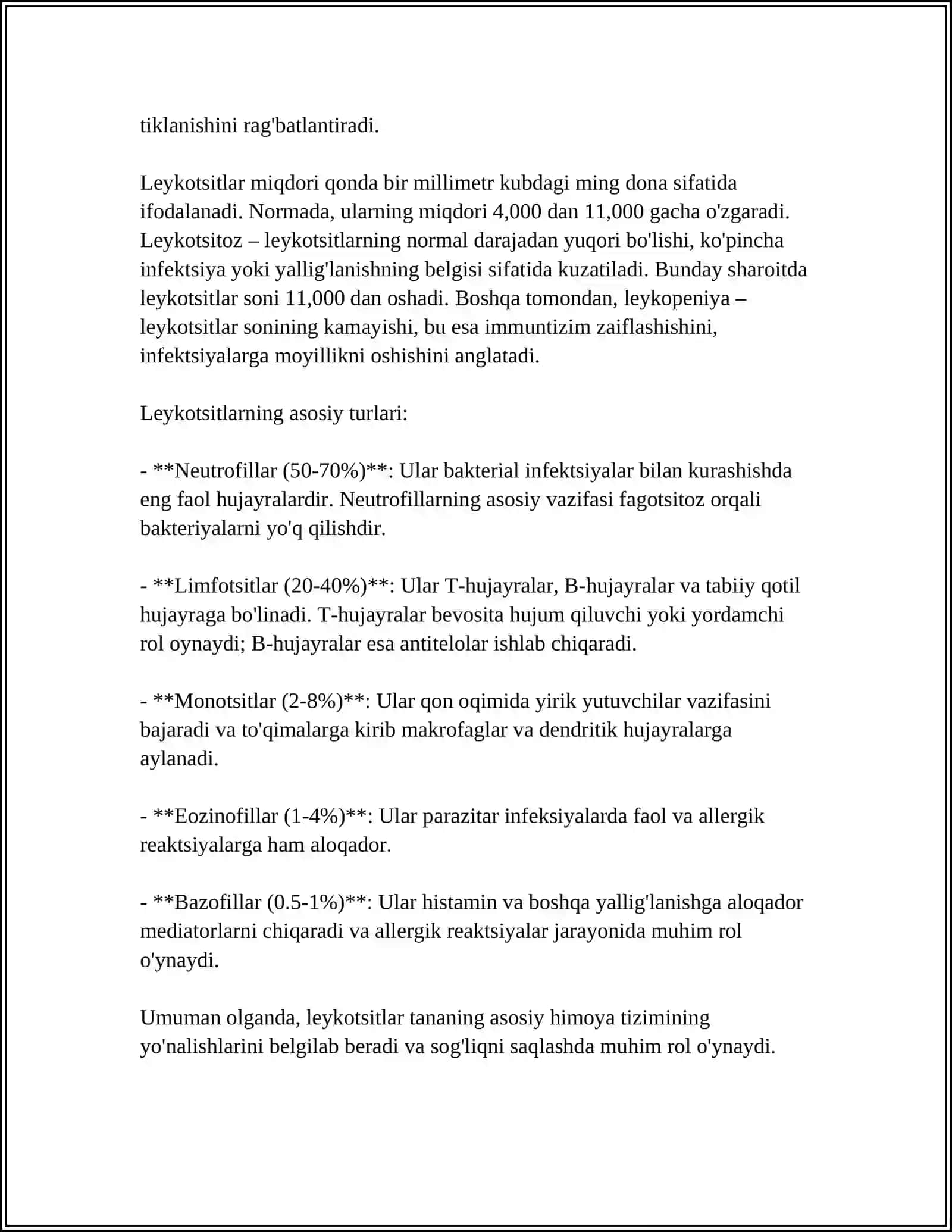 LEYKOTSITLAR 4