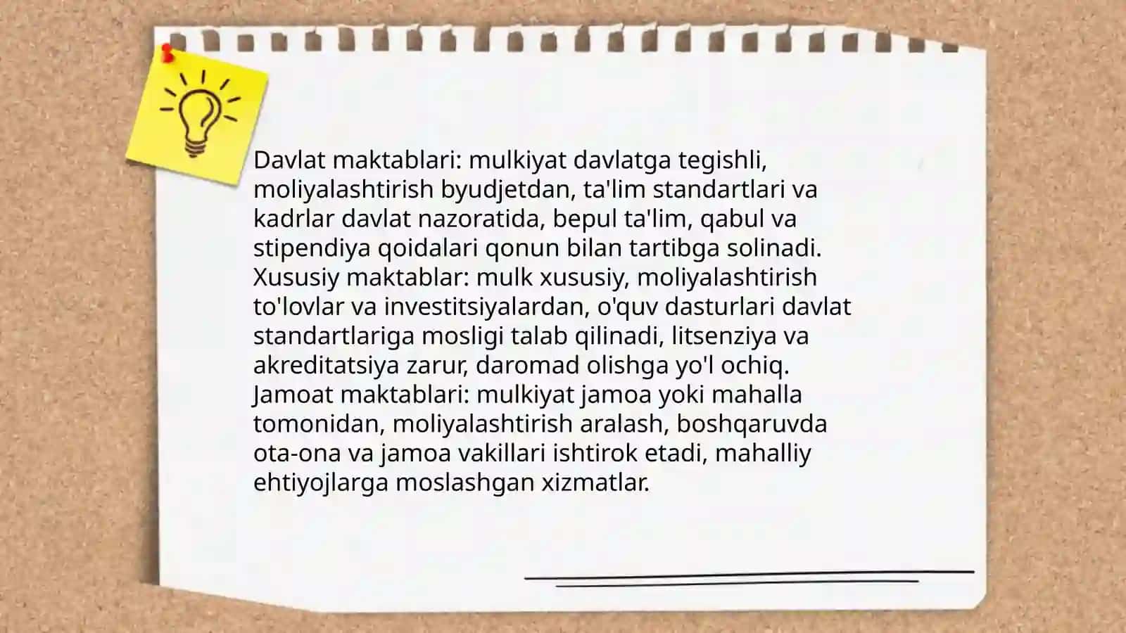 Maktabni boshqarish va unga egalik qilish qonun qoidalari 4
