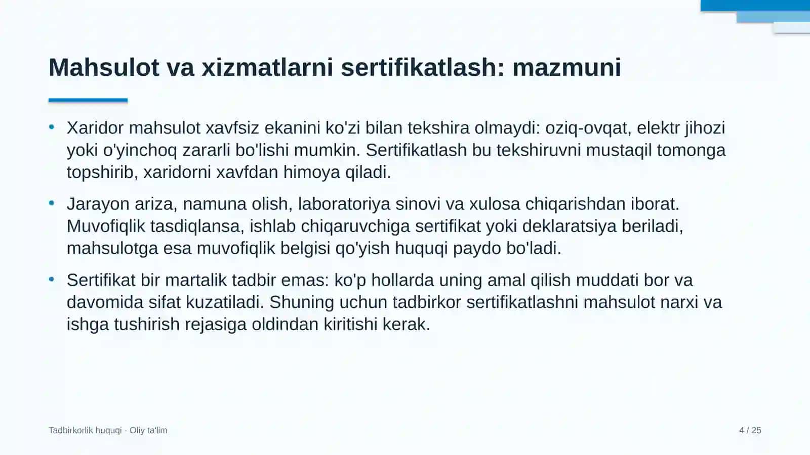 savdoda mahsulot va xizmatlarni sertifikatlash 5983 4