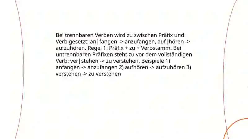 Infinitiv mit zu 4