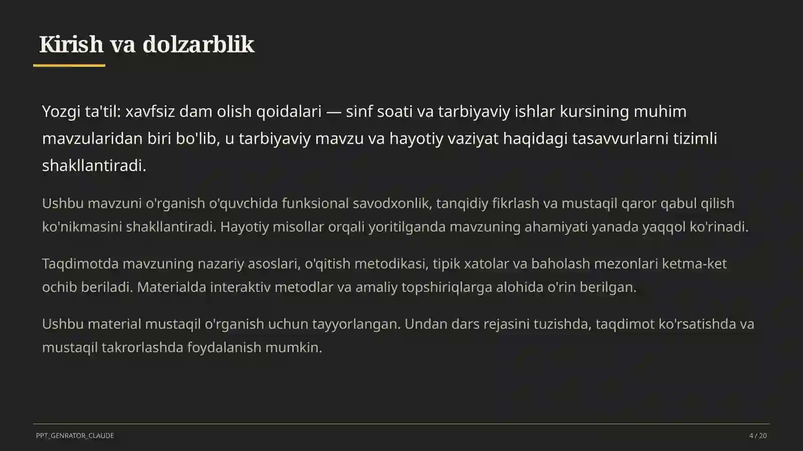 Yozgi ta'til: xavfsiz dam olish qoidalari 4