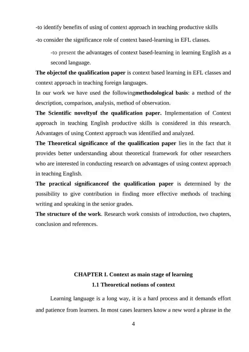 Teaching English through context approach 4