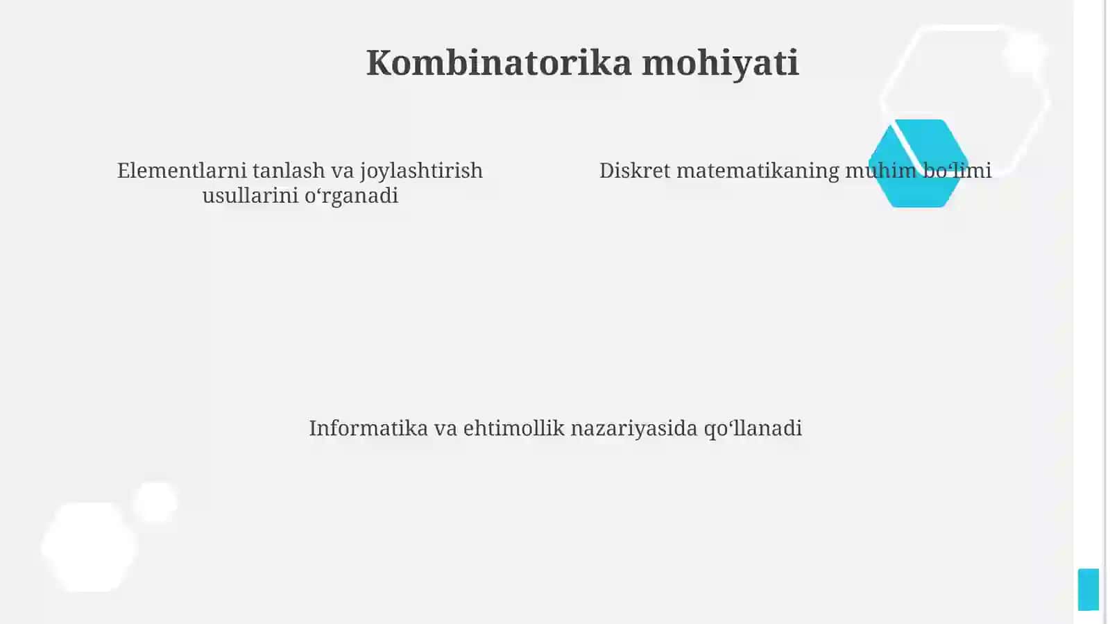 Kombinatorika elementlari 4