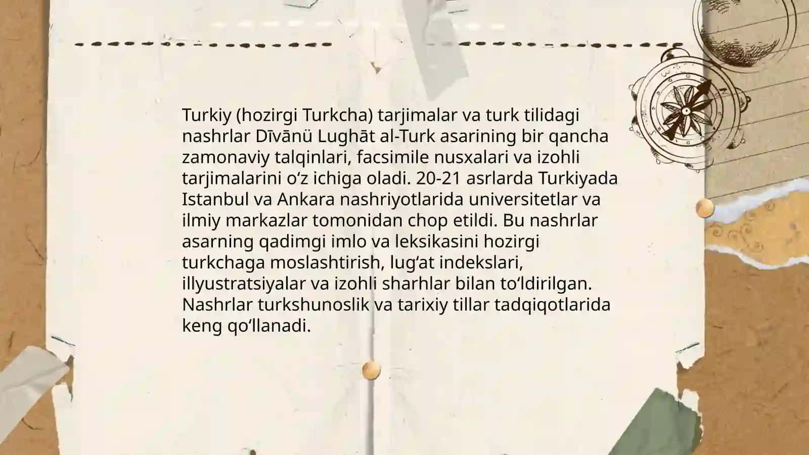 "Devonu lugatit-turk" asari 4