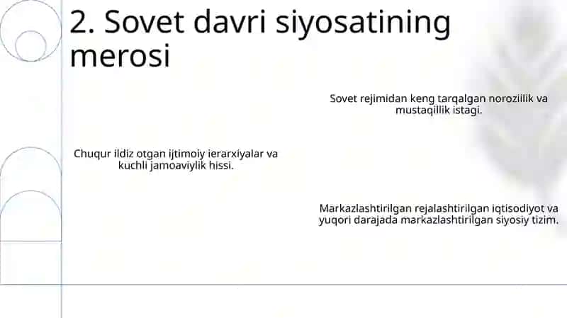 Mustaqillikka erishish arafasida O'zbekistondagi ijtimoiy-siyosiy jarayonlar 4