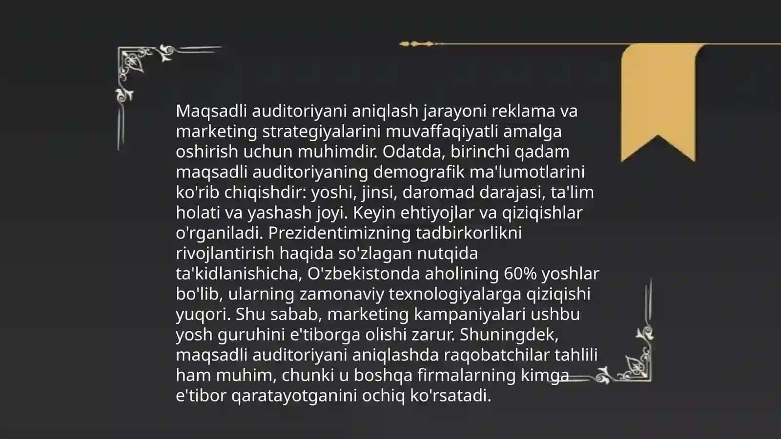 Marketing tahlili 4