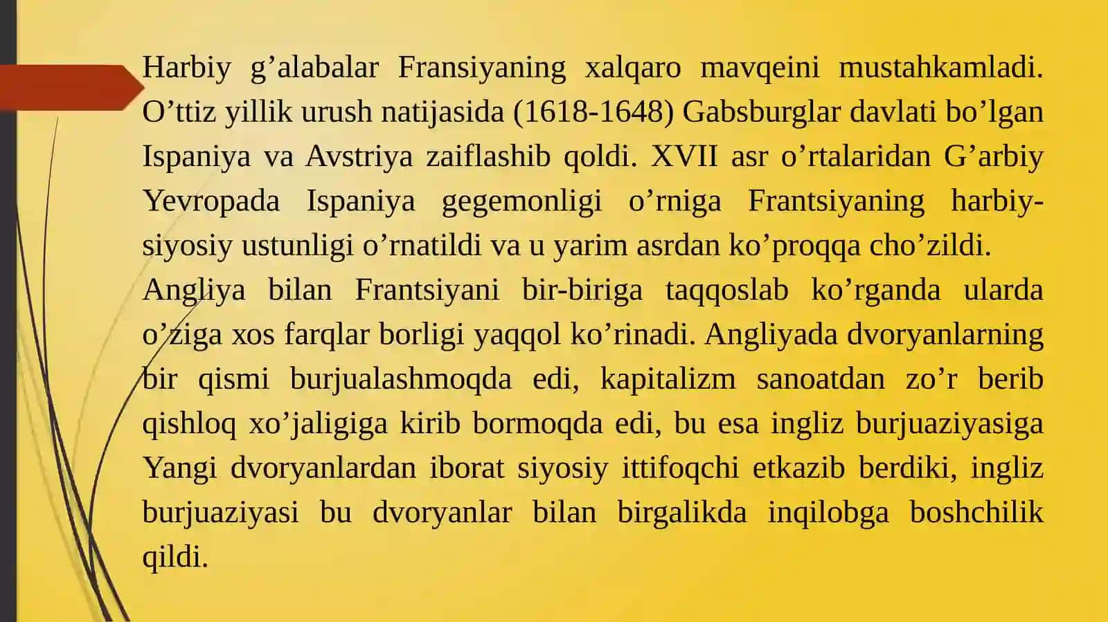 XVII asrdan 1870-yillargacha Fransiya 4