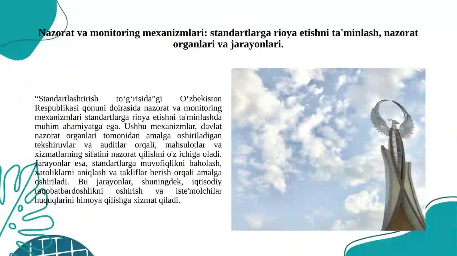 Standartlashtirishto‘g‘risida O‘zbekiston Respublikasi qonuni 4