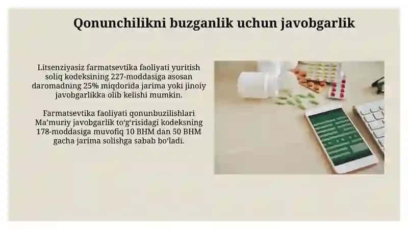 Dorixonalar faoliyatini tashkil etishning qonuniy asoslari 4