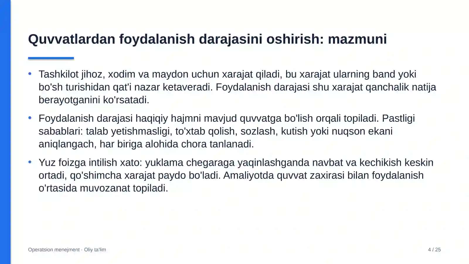 chakana savdoda quvvatlardan foydalanish darajasini oshirish 9185 4