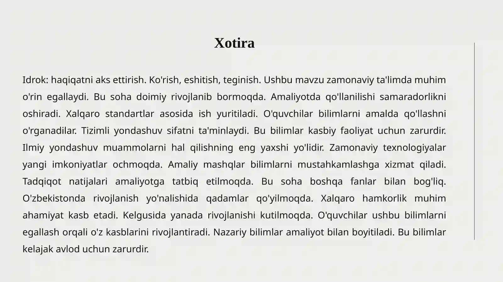 Psixik jarayonlar 4