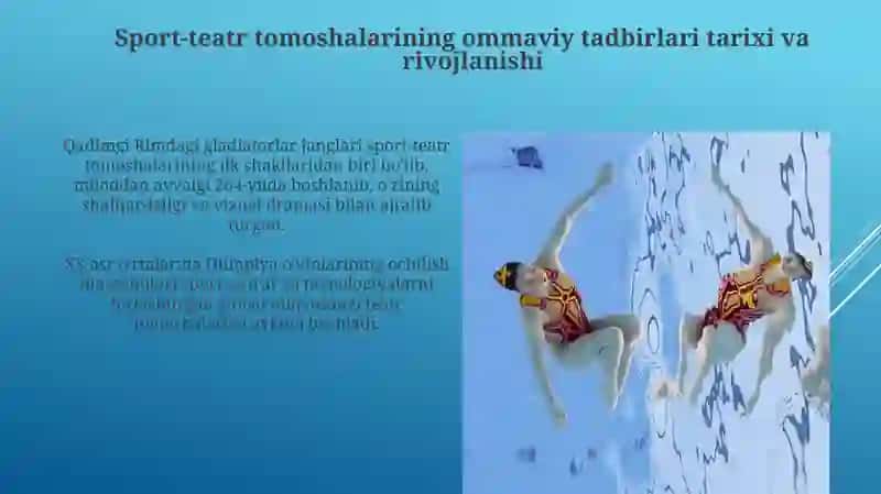 SPORT-TEATRLASHTIRILGAN OMMAVIY TADBIRLARNING ESTETIK MOHIYATI VA INAVATSIONTEXNALOGIYASI 4