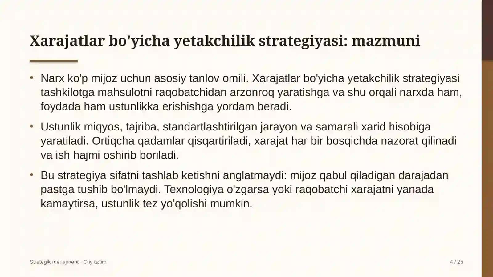 qon quyish markazlarida xarajatlar bo'yicha yetakchilik strategiyasini amalga oshirish 9348 4