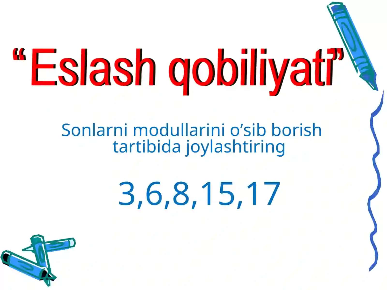 Musbat va manfiy sonlar 4