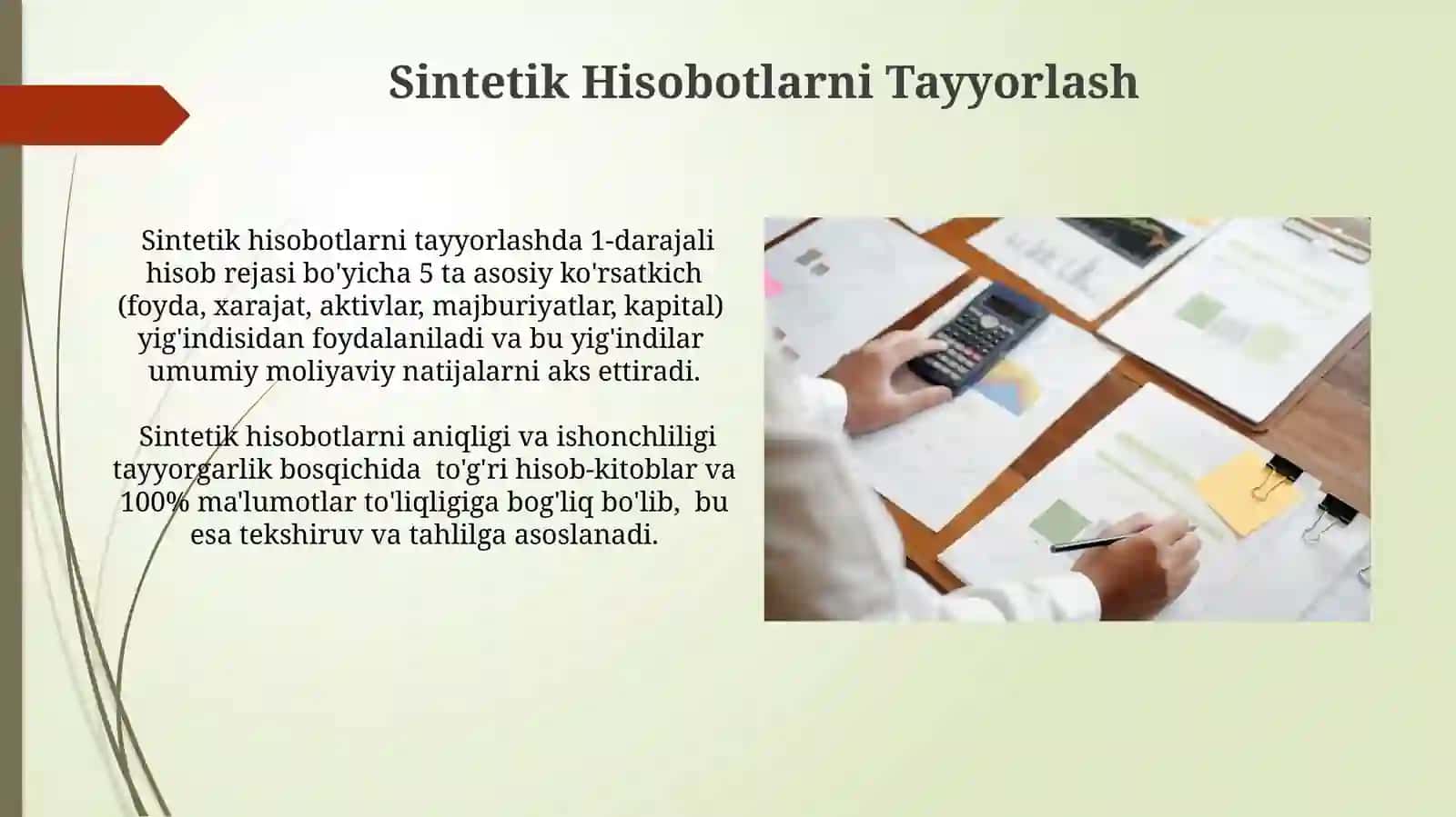 Tahliliy Buxgalteriya Hisobining Mohiyati 4