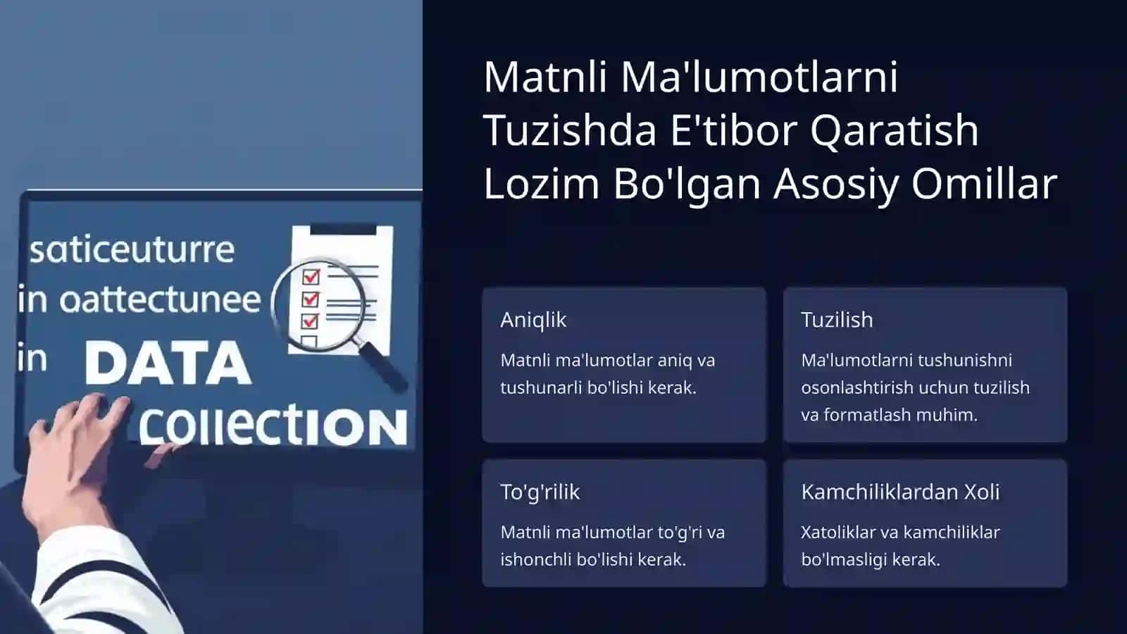Matnli ma'lumotlar 4