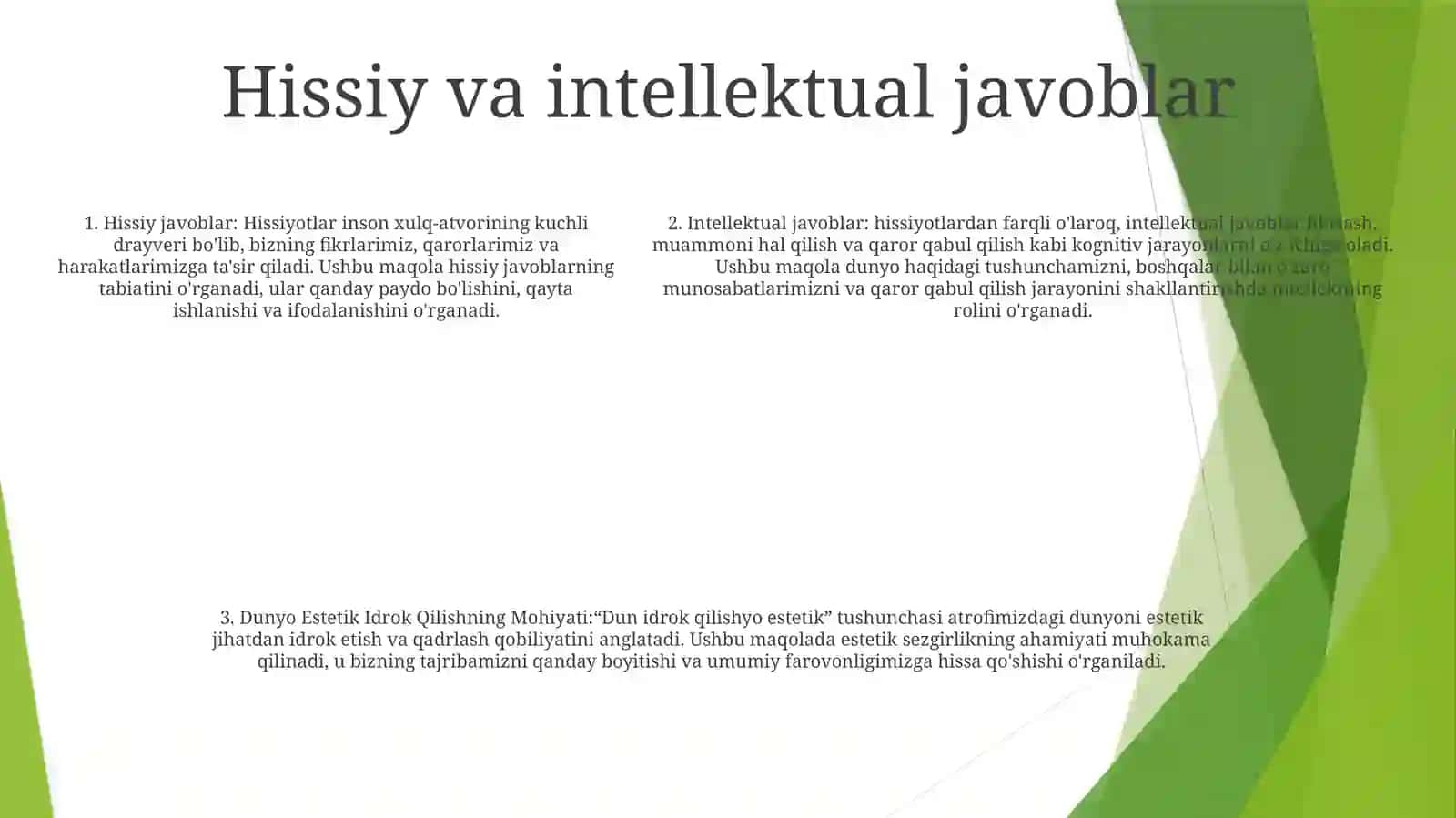 Dunyo Estetik Idrok Qilishning Mohiyati 4