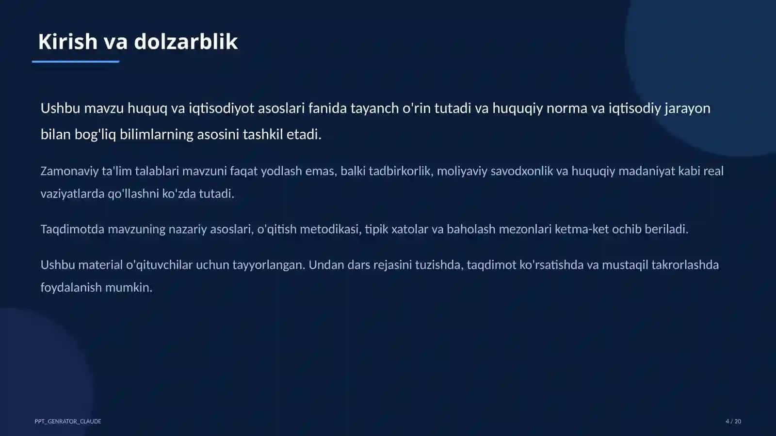 Davlat hokimiyati organlari: qonun chiqaruvchi, ijro, sud (10-sinf) 4