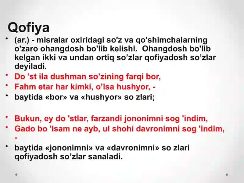 Qofiya turlari 4