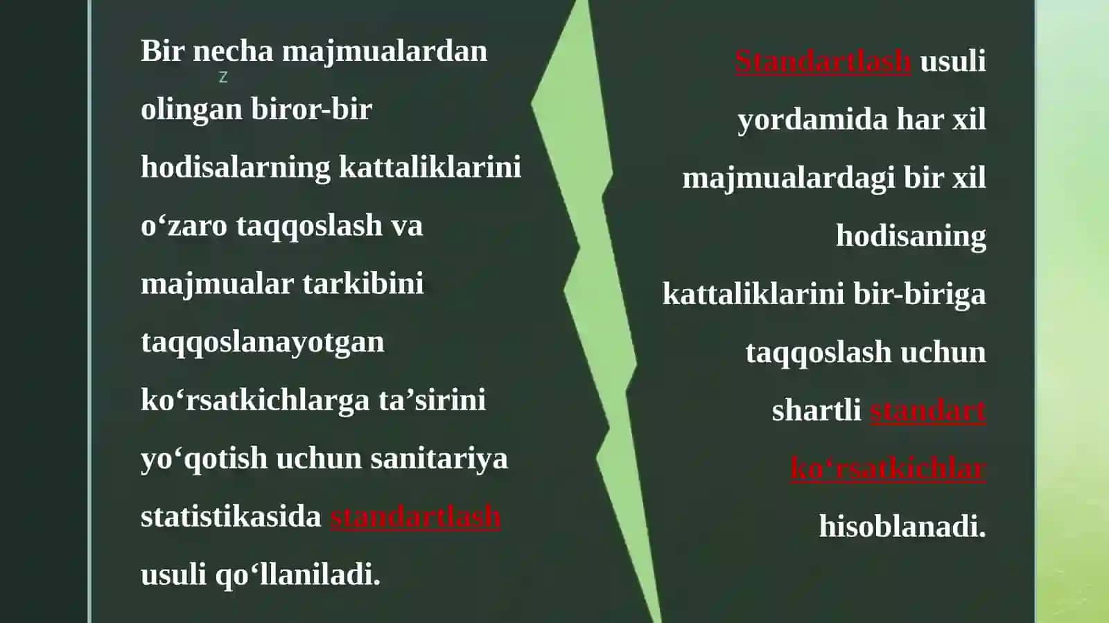 Standartlash va uning tibbiyotda qo`llanilishi 4
